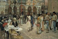 A Venetian Al Fresco, 1885 (Oil on Canvas)-William Logsdail-Giclee Print