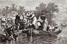 The Sunny South - a Revival Meeting - a Seeker 'Getting Religion', Pub. 1873-William Ludlow Sheppard-Framed Giclee Print