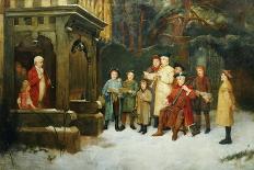 The Carol Singers-William M. Spittle-Mounted Giclee Print