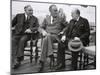 William Mackenzie King, Roosevelt and Churchill at the Quebec Conference, 18th August 1943-null-Mounted Photographic Print