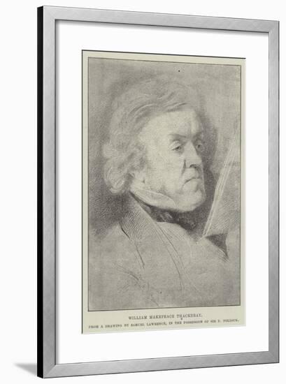 William Makepeace Thackeray-Samuel Lawrence-Framed Giclee Print