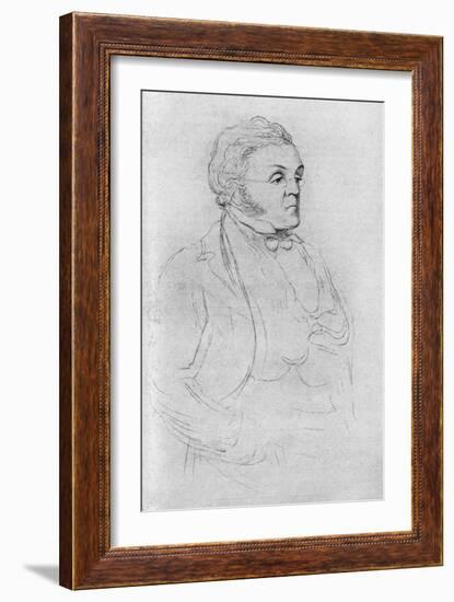 William Makepeace Thackeray --Richard Doyle-Framed Giclee Print