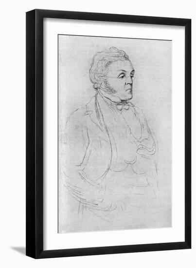 William Makepeace Thackeray --Richard Doyle-Framed Giclee Print