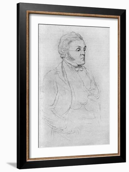 William Makepeace Thackeray --Richard Doyle-Framed Giclee Print