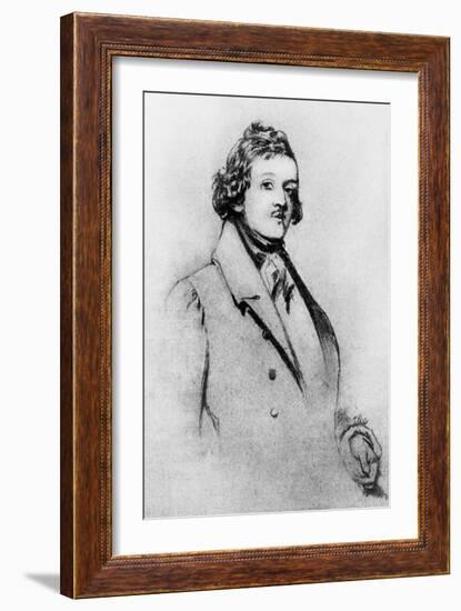 William Makepeace Thackeray --Daniel Maclise-Framed Giclee Print