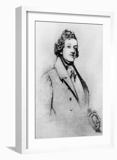 William Makepeace Thackeray --Daniel Maclise-Framed Giclee Print