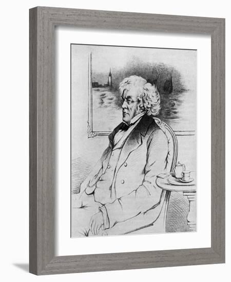 William Makepeace Thackeray --John Gilbert-Framed Giclee Print