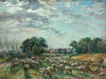 Sheep Shearing, 1892-William Mark Fisher-Framed Giclee Print