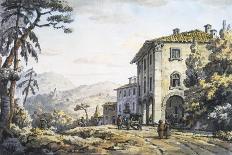 A Post-House Near Florence-William Marlow-Giclee Print