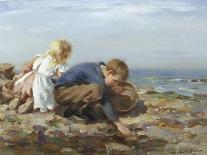 Playing in the Shallows-William Marshall Brown-Framed Giclee Print