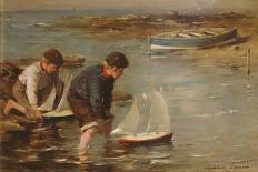 Bailing Out the Boat-William Marshall Brown-Giclee Print