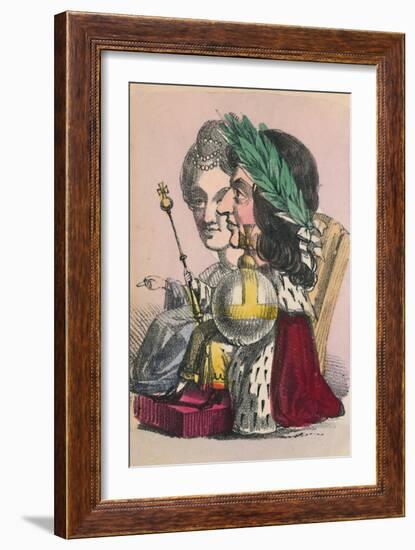 'William & Mary', 1856-Alfred Crowquill-Framed Giclee Print