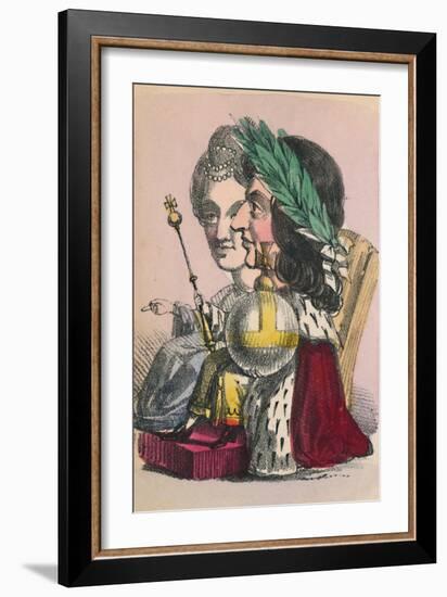 'William & Mary', 1856-Alfred Crowquill-Framed Giclee Print