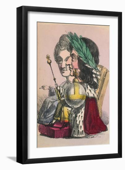 'William & Mary', 1856-Alfred Crowquill-Framed Giclee Print