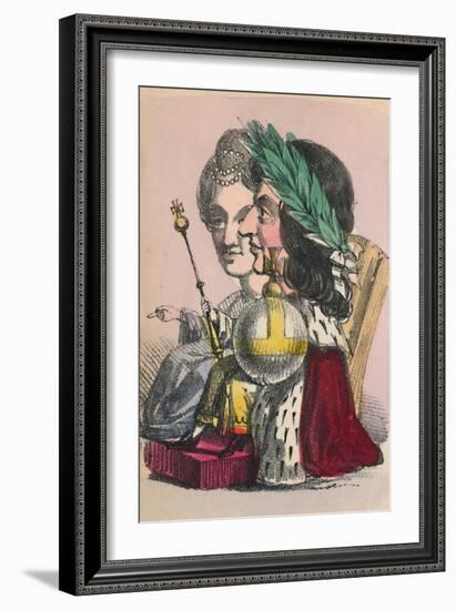 'William & Mary', 1856-Alfred Crowquill-Framed Giclee Print