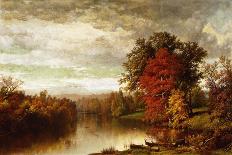 Autumnal Landscape by William Mason Brown-William Mason Brown-Premier Image Canvas