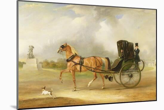 William Massey-Stanley Driving His Cabriolet in Hyde Park, 1833-John E. Ferneley-Mounted Giclee Print