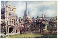 Brasenose College, Old Quad-William Matthison-Giclee Print