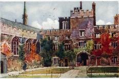 Merton College Tower, Corpus Christi Gateway-William Matthison-Giclee Print