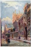 Merton College Tower, Corpus Christi Gateway-William Matthison-Giclee Print