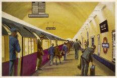 Train Arrives at Wood Green Station London-William Mcdowell-Art Print