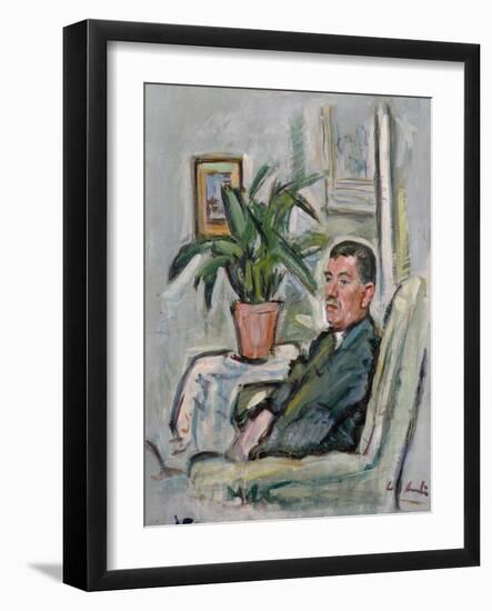 William Mcinnes (Oil on Canvas)-George Leslie Hunter-Framed Giclee Print