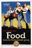 Food - Keep the Home Garden Going Poster-William McKee-Framed Premier Image Canvas