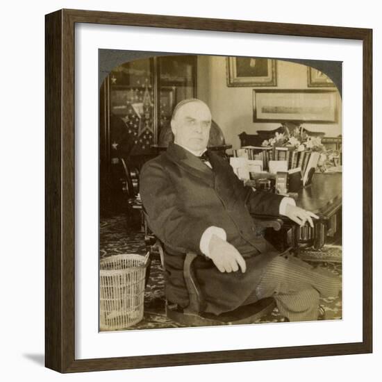 William Mckinley, 25th President of the United States, 1900-Underwood & Underwood-Framed Giclee Print