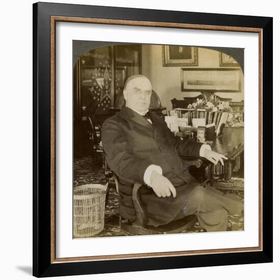 William Mckinley, 25th President of the United States, 1900-Underwood & Underwood-Framed Giclee Print