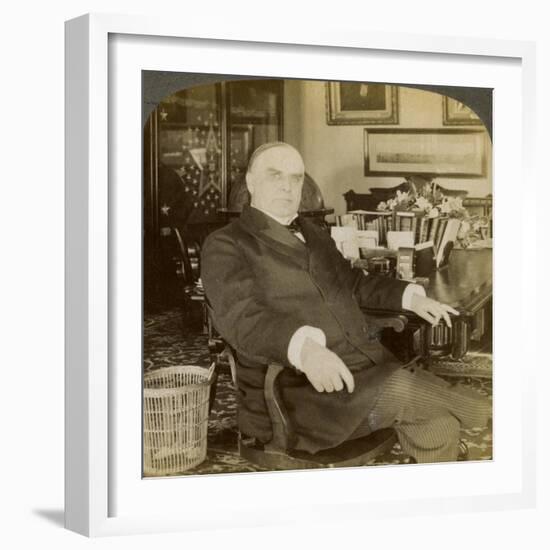 William Mckinley, 25th President of the United States, 1900-Underwood & Underwood-Framed Giclee Print