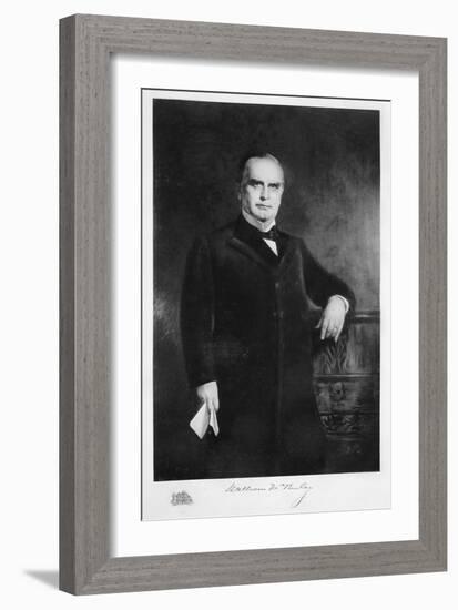 William McKinley, 25th President of the United States, 19th century-Unknown-Framed Giclee Print