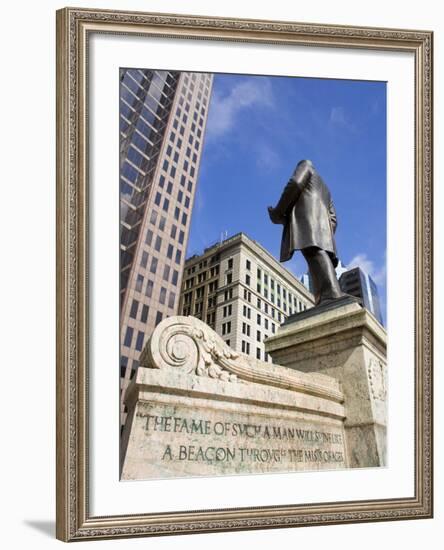 William Mckinley Monument Outside the Ohio Statehouse, Columbus, Ohio, United States of America, No-Richard Cummins-Framed Photographic Print