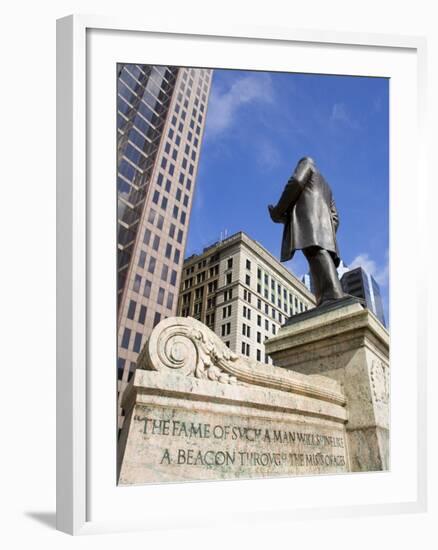 William Mckinley Monument Outside the Ohio Statehouse, Columbus, Ohio, United States of America, No-Richard Cummins-Framed Photographic Print