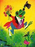 Frog Frolic - Playmate-William McLauchlan-Framed Premier Image Canvas