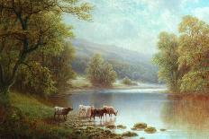 On the Wharfe, Bolton Woods-William Mellor-Framed Giclee Print