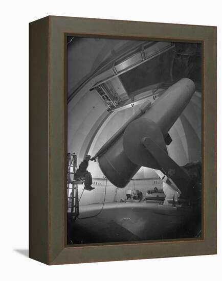 William Miller at the Mt. Palomar Observatory-J^ R^ Eyerman-Framed Premier Image Canvas