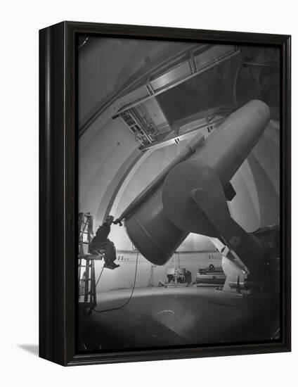 William Miller at the Mt. Palomar Observatory-J^ R^ Eyerman-Framed Premier Image Canvas