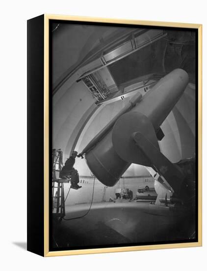 William Miller at the Mt. Palomar Observatory-J^ R^ Eyerman-Framed Premier Image Canvas