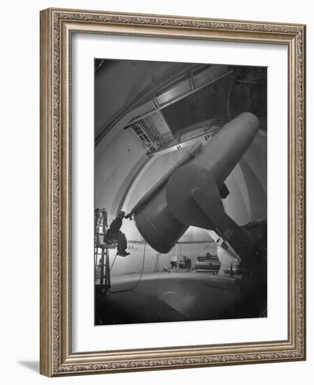 William Miller at the Mt. Palomar Observatory-J^ R^ Eyerman-Framed Photographic Print