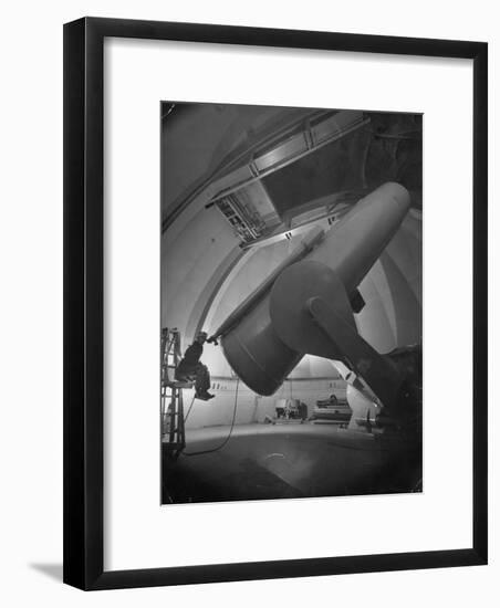 William Miller at the Mt. Palomar Observatory-J^ R^ Eyerman-Framed Photographic Print