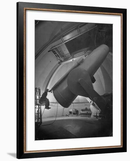 William Miller at the Mt. Palomar Observatory-J^ R^ Eyerman-Framed Photographic Print