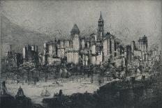 'New York From Brooklyn', c1913-William Monk-Giclee Print