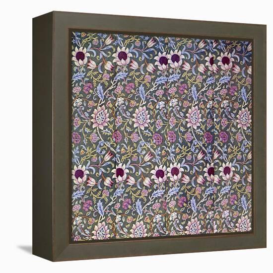 William Morris - Design for Evenlode Chintz-William Morris-Framed Premier Image Canvas