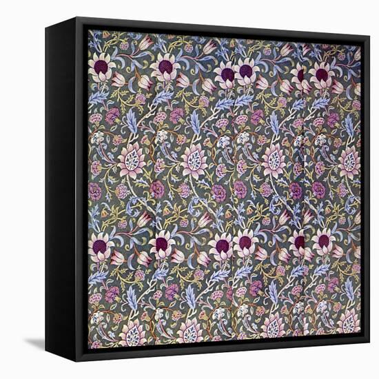 William Morris - Design for Evenlode Chintz-William Morris-Framed Premier Image Canvas