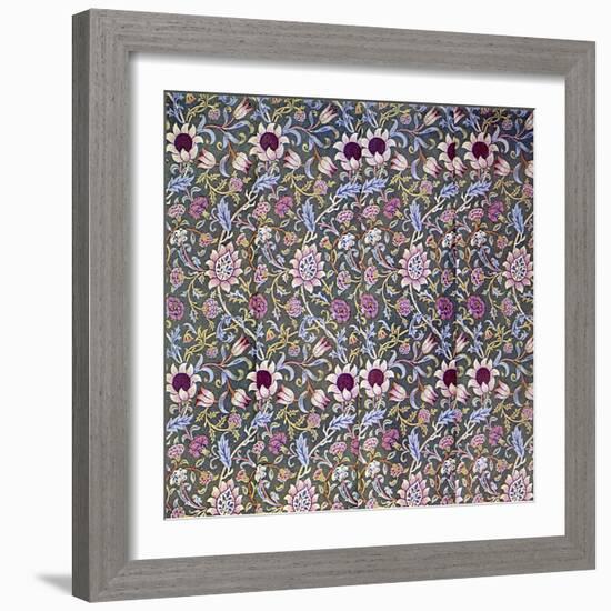 William Morris - Design for Evenlode Chintz-William Morris-Framed Giclee Print