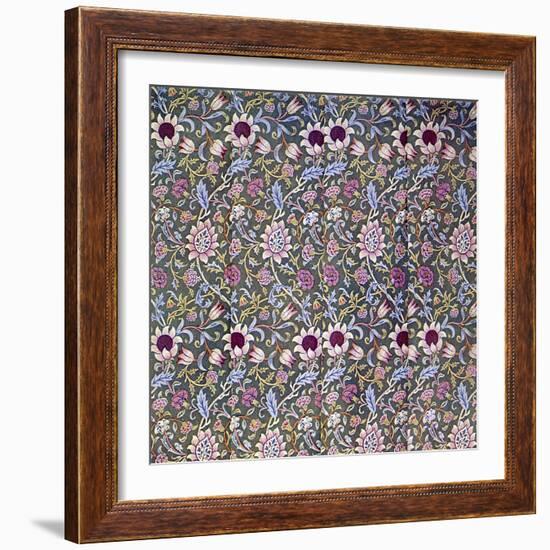 William Morris - Design for Evenlode Chintz-William Morris-Framed Giclee Print