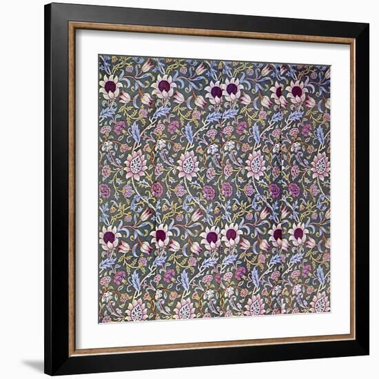 William Morris - Design for Evenlode Chintz-William Morris-Framed Giclee Print