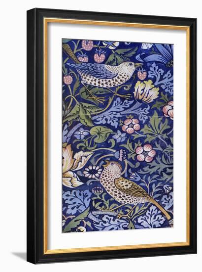 William Morris - Design for The Strawberry Thief-William Morris-Framed Giclee Print