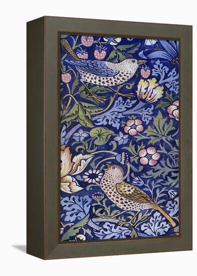 William Morris - Design for The Strawberry Thief-William Morris-Framed Premier Image Canvas