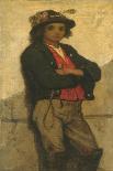 Fortune , A Study for 'The Discoverer', C.1878 (Oil on Canvas)-William Morris Hunt-Giclee Print